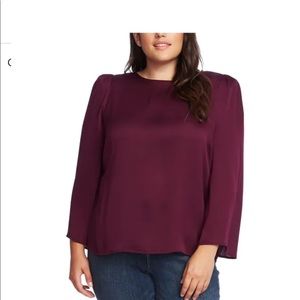 NWT Merlot colored blouse